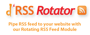 Fully customizable feature rich rotating RSS reader. This module aggregates and caches multiple RSS feeds, includes 16 animation effects, adjustable layouts, comprehensive styling, flexible navigation. Build your own templates, add your own styling, design and place the fields wherever you choose.